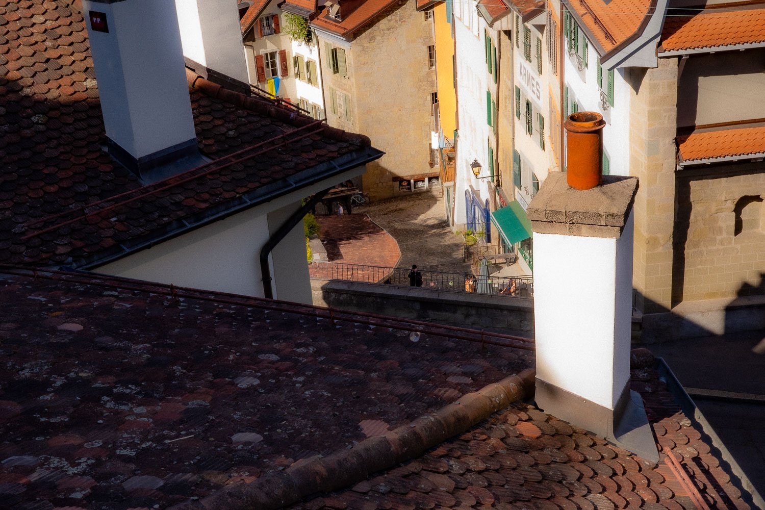 View of Café Le Barbare, Lausanne, 2025