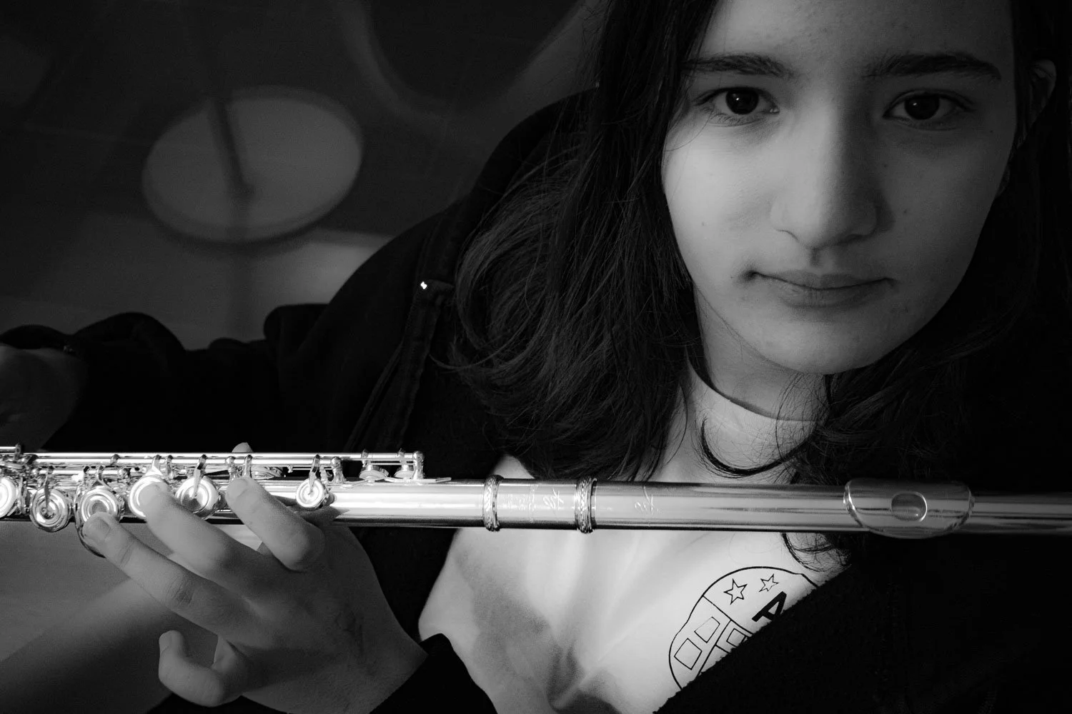 The young flutist, Athens, 2024