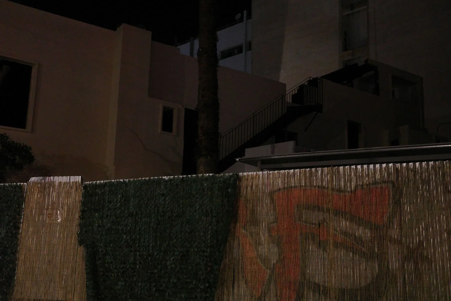 Night scene near Panormou, Athens, 2026