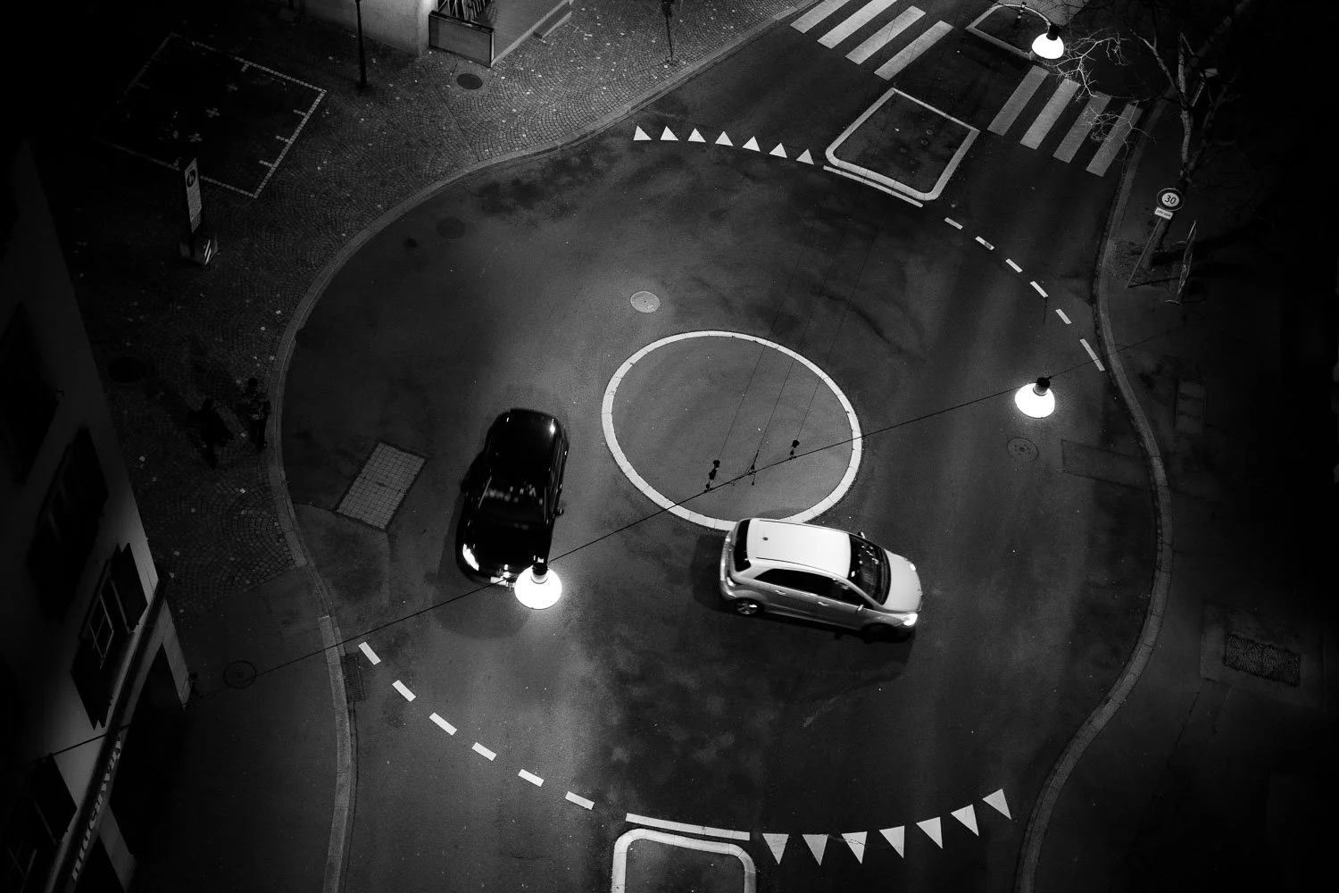 Rue Centrale at night, Lausanne, 2024