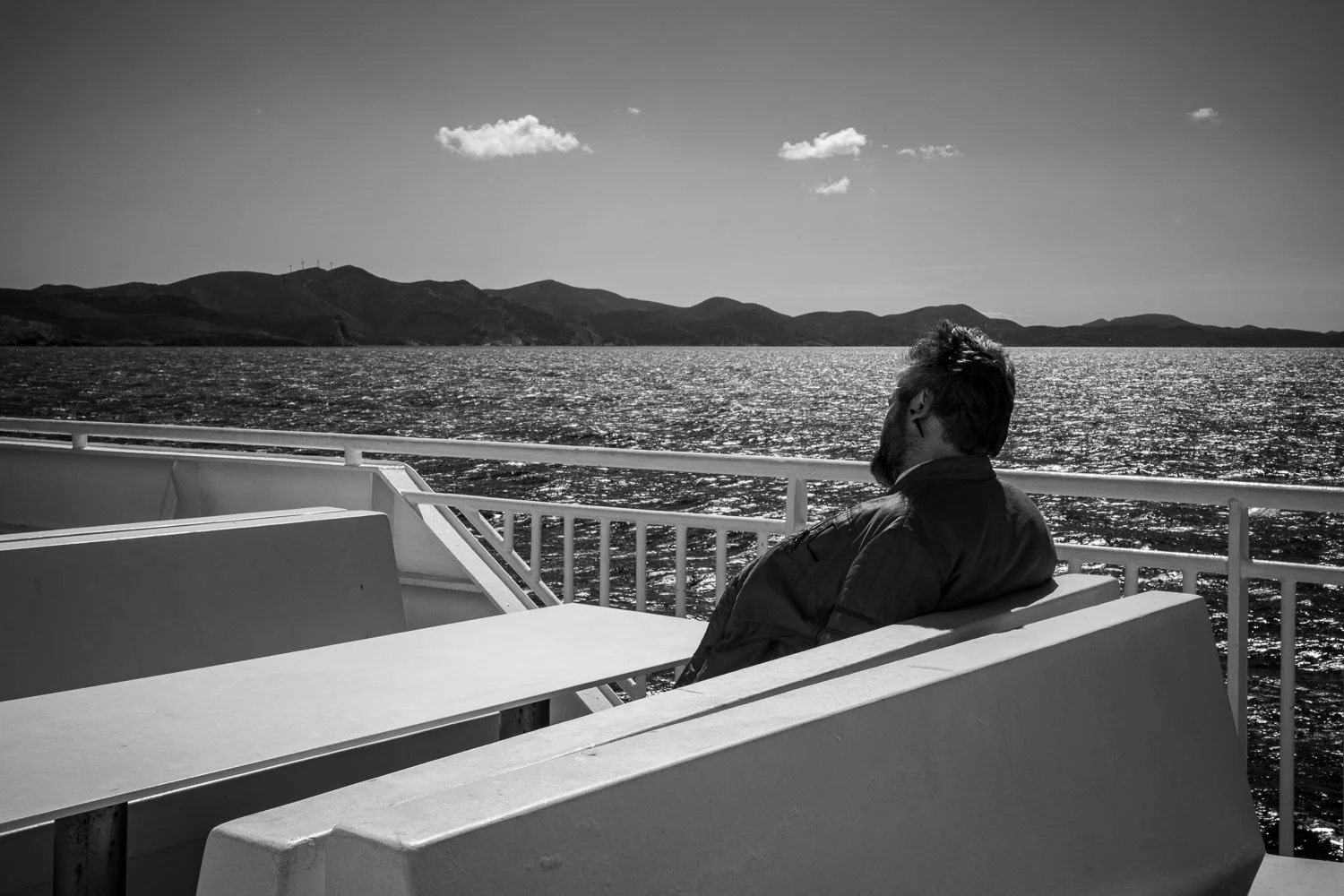 On the boat to Syros, 2024