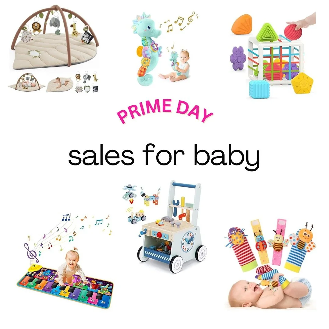 ✨Comment &ldquo;PRIME&rdquo; for my complete list of deals sent right to you! 

🛍️ Amazon Prime Day is here! 🎉

Snag the best baby + toddler deals before they&rsquo;re gone! 👶🧸

From must-have gear to sensory toys and everyday essentials &mdash; 