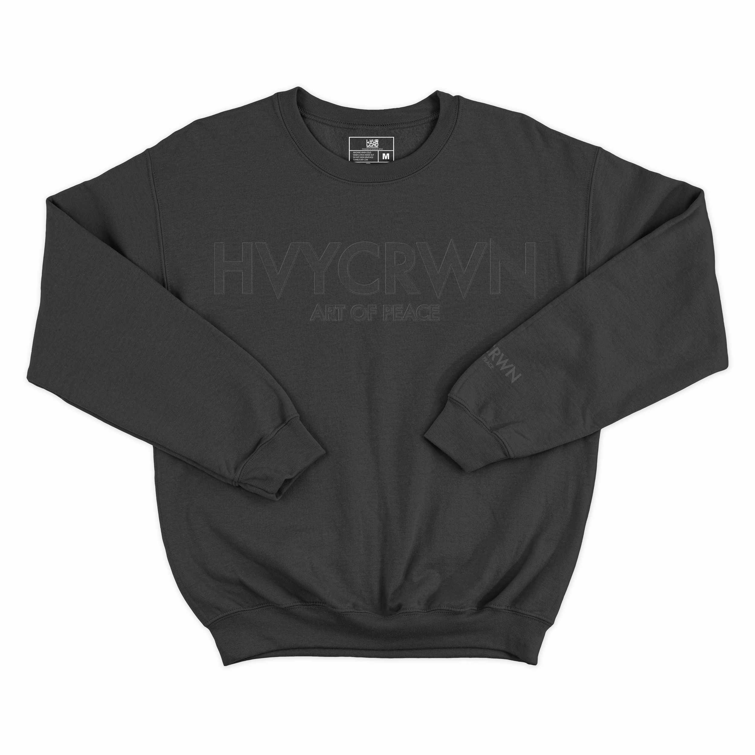 HVYCRWN_Crew_Neck_Signature_Sweatshirt_Black_1.png