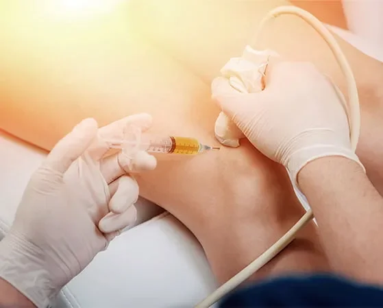 Ultrasound guided joint injections at abbracci wellness center