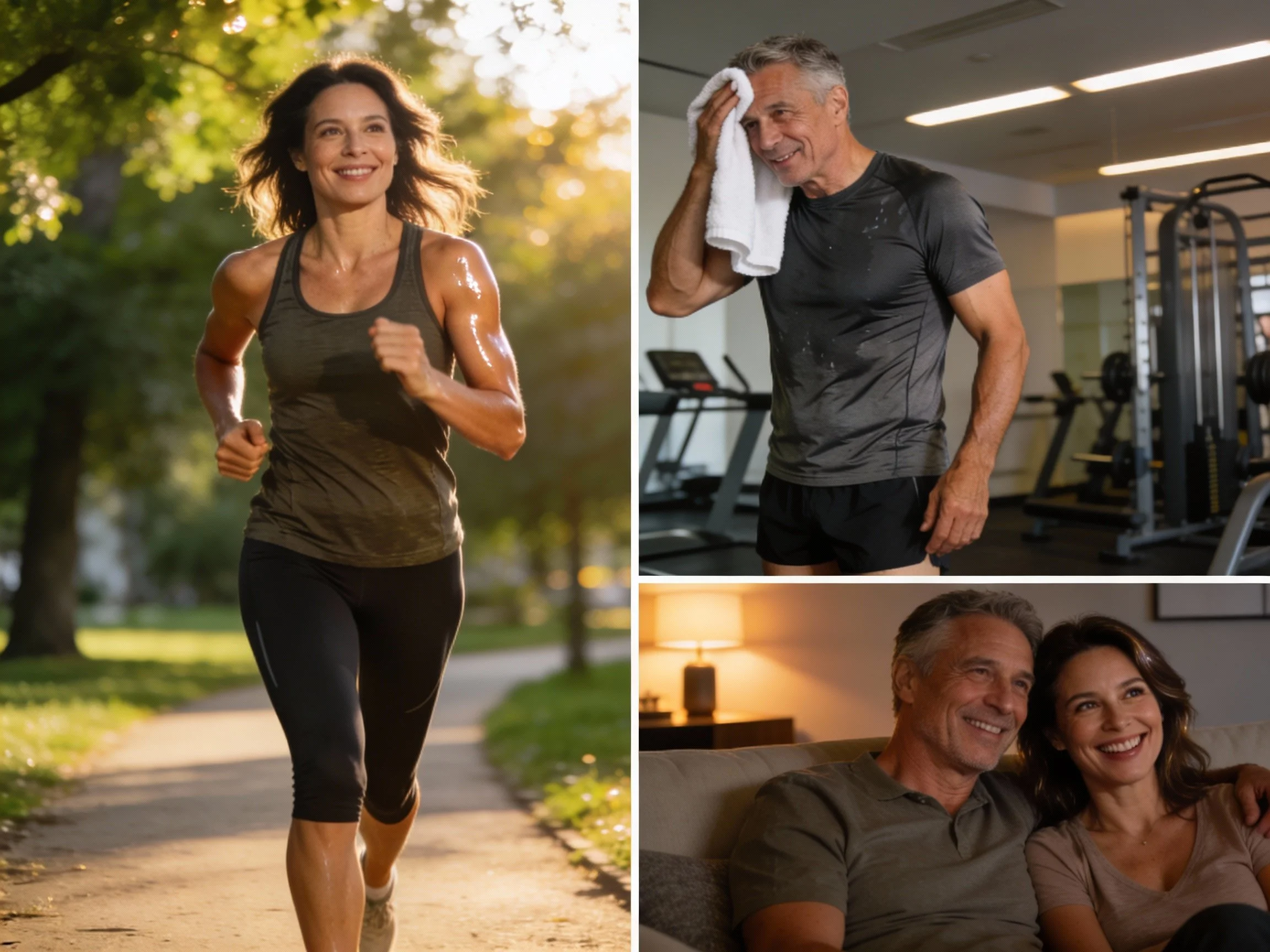 Happy couples thanks to hormone therapy, happy, active, happy couples