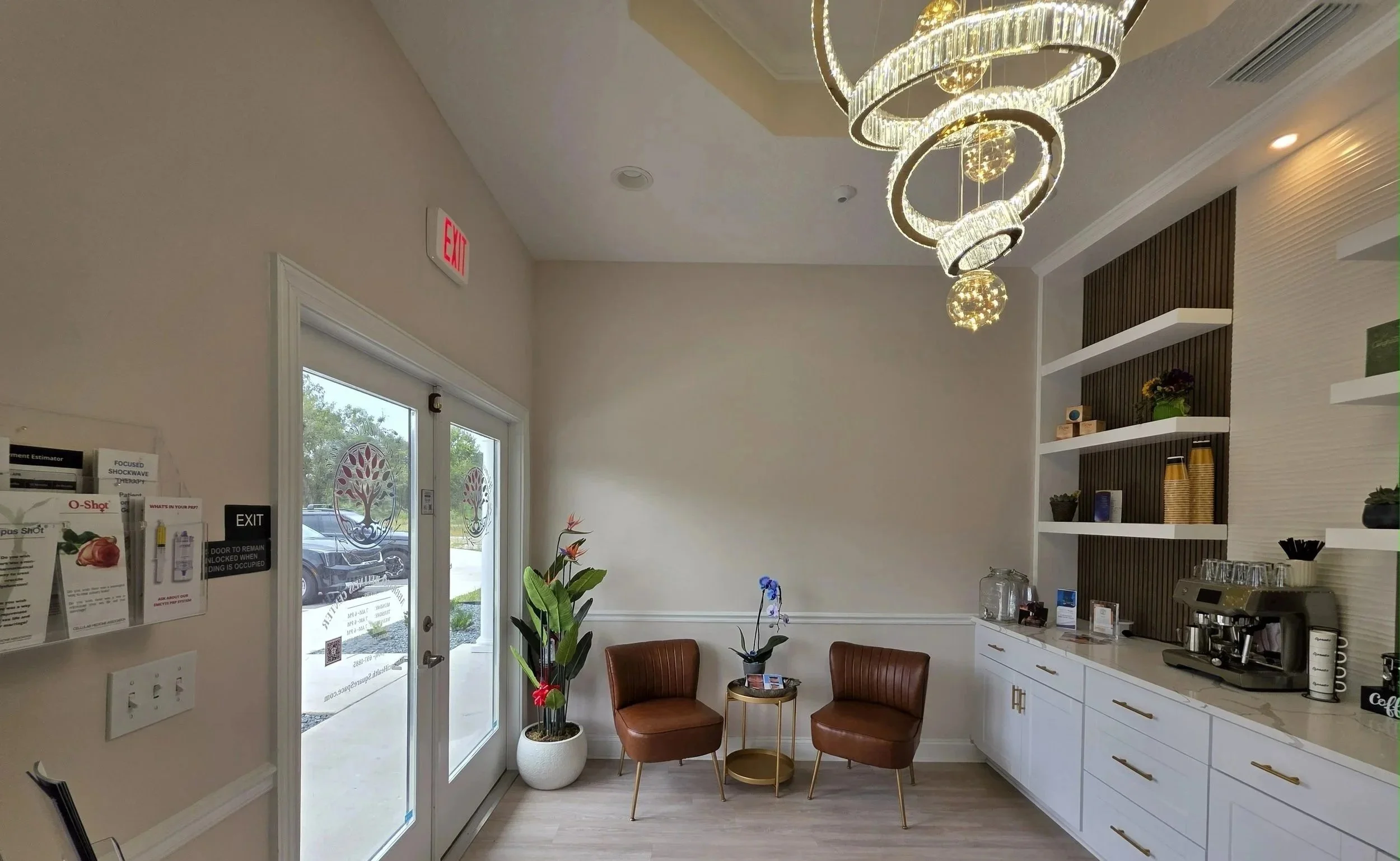 Abbracci Wellness Center front entrance