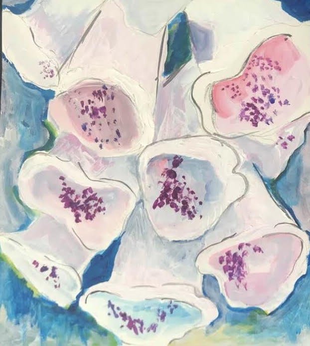 Hollyhocks