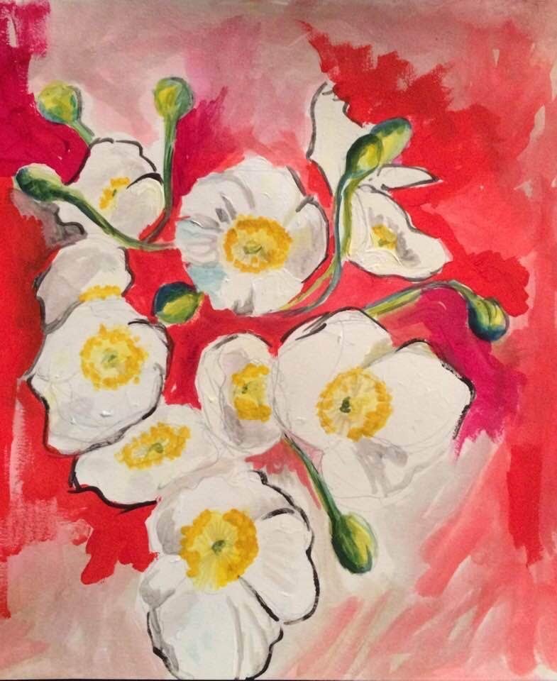 White Anemones