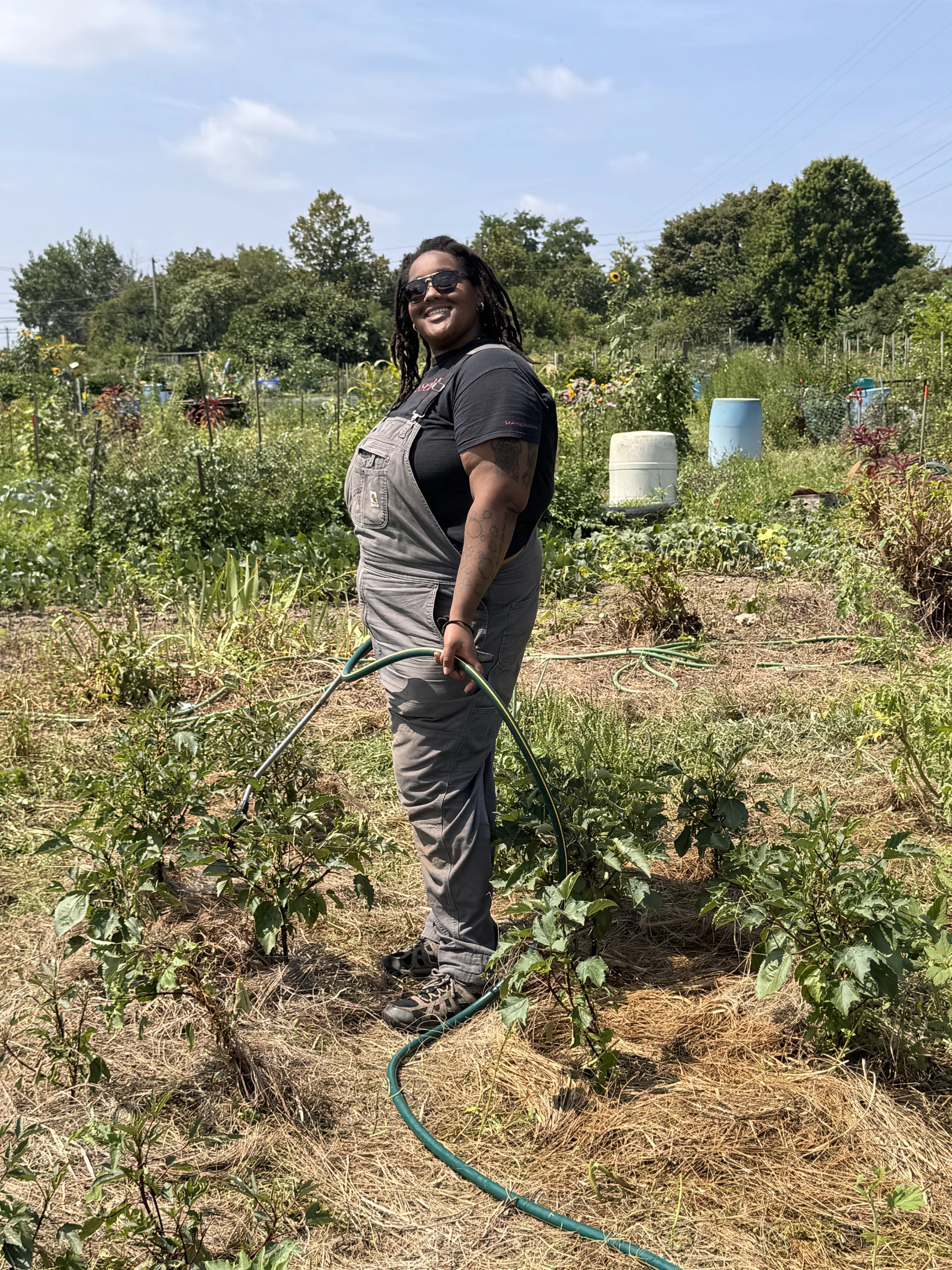 Stewarding Plots with Land Based Jawns, Philadelphia, PA, Summer 2025
