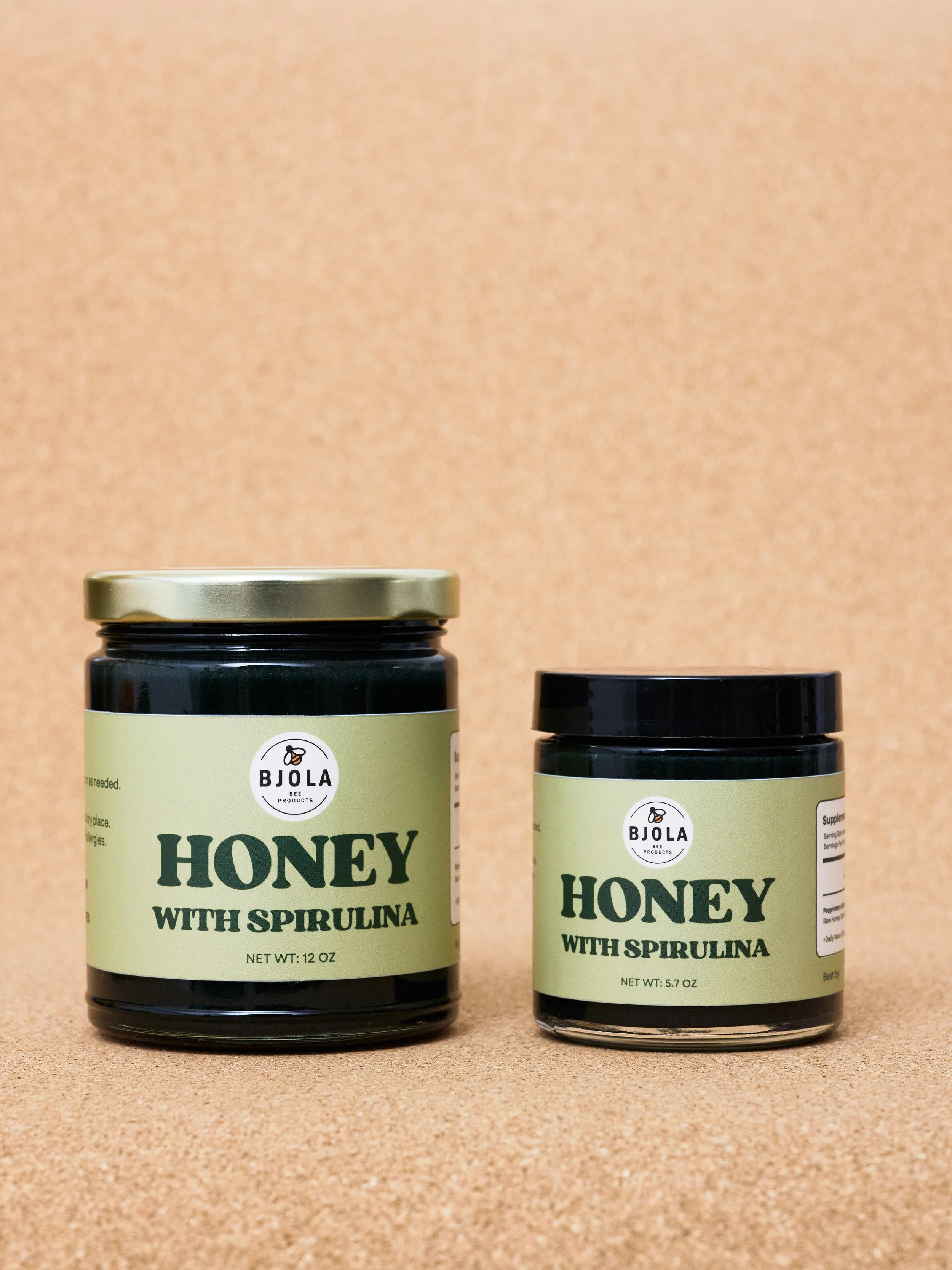 СЫРОЙ МЁД СО СПИРУЛИНОЙ