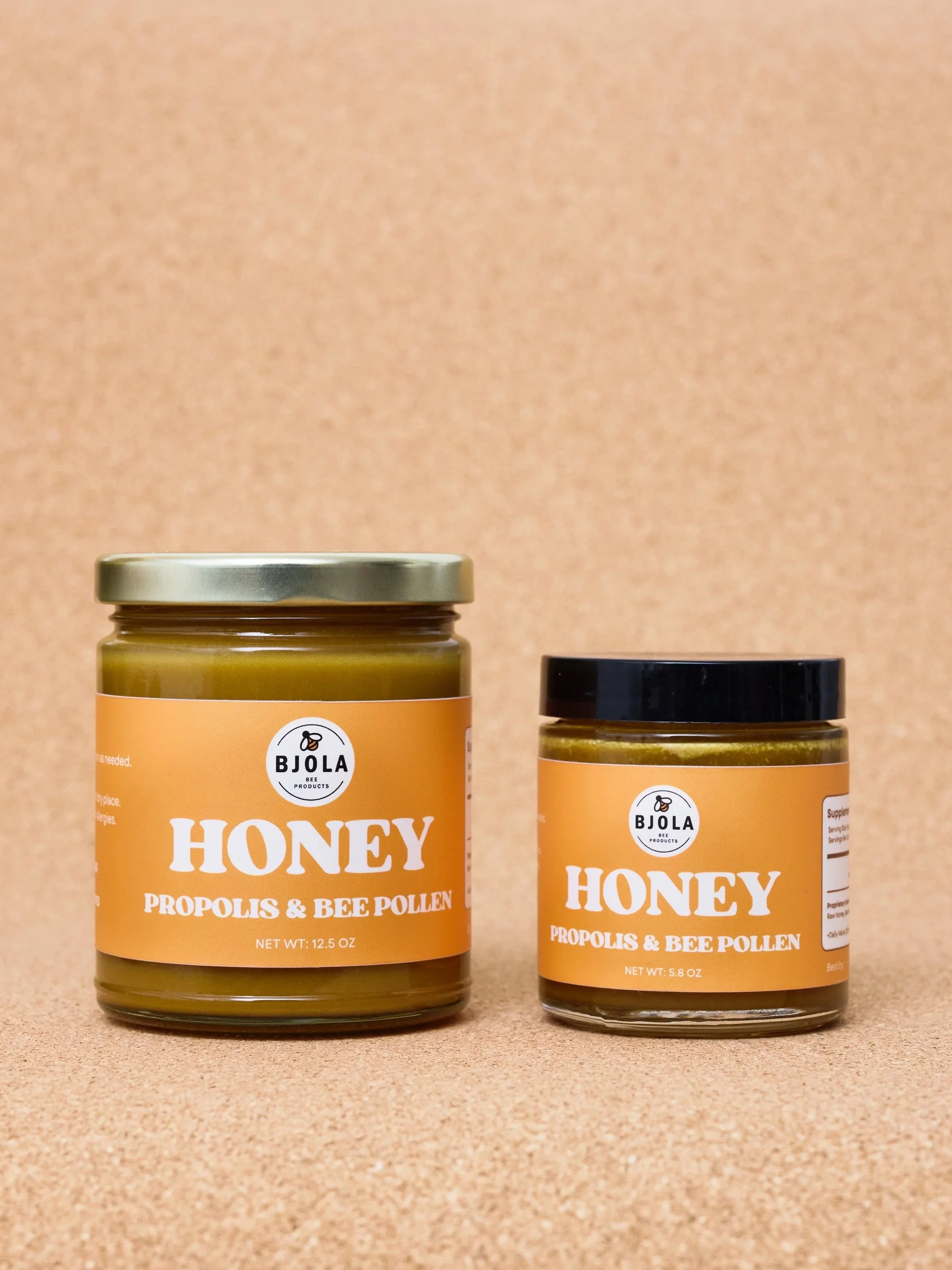 RAW HONEY WITH PROPOLIS AND BEE POLLEN