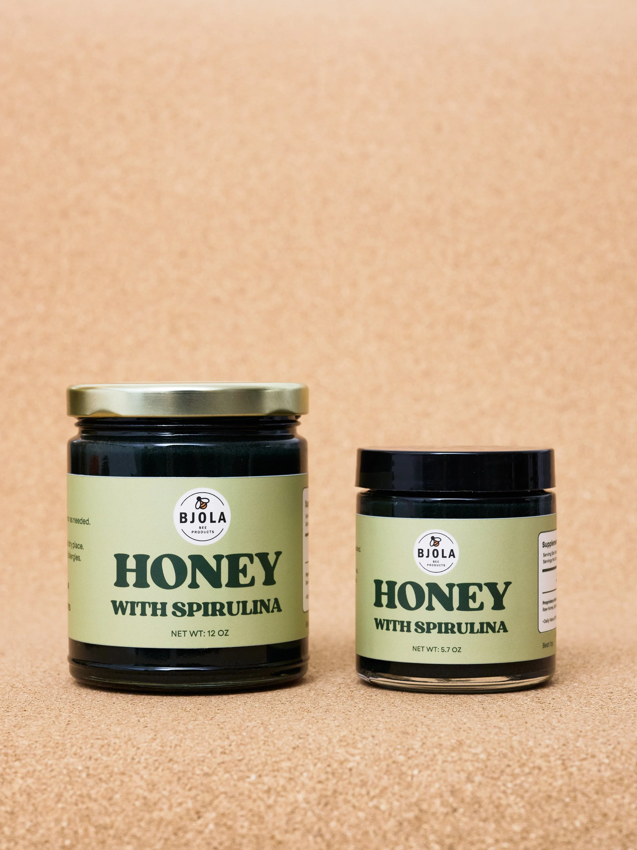 RAW HONEY WITH SPIRULINA