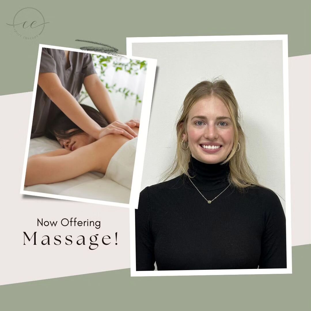 Exciting Announcement!! Please welcome Macy to our team! Macy adds a new service to CE by offering Therapeutic Massage. 

While we have had RMT's as part of our team over the last couple of years, their services have been non- traditional by treating