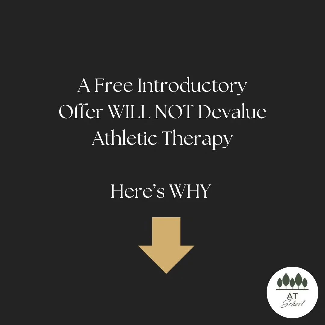 This is by far, the biggest debate when it comes to AT self promotion. So here's my perspective... 

Someone who hasn't ever heard of Athletic Therapy has ZERO value for us at that point. It's impossible to devalue something they don't place any valu