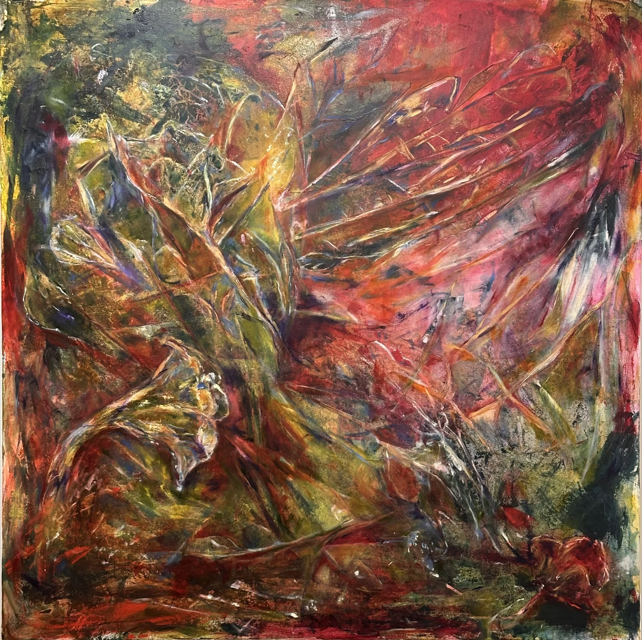 Petal by Petal
March 2025
Acrylic and Oil on Canvas
48 x 48" 
