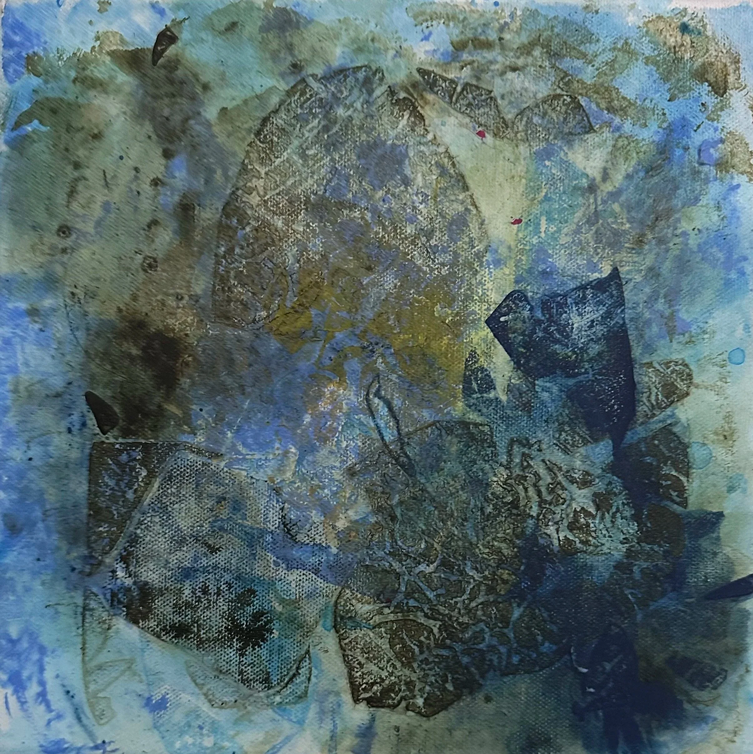 Burgeoning 
April 2025
Acrylic and  Oil on Canvas 
10 x 10"