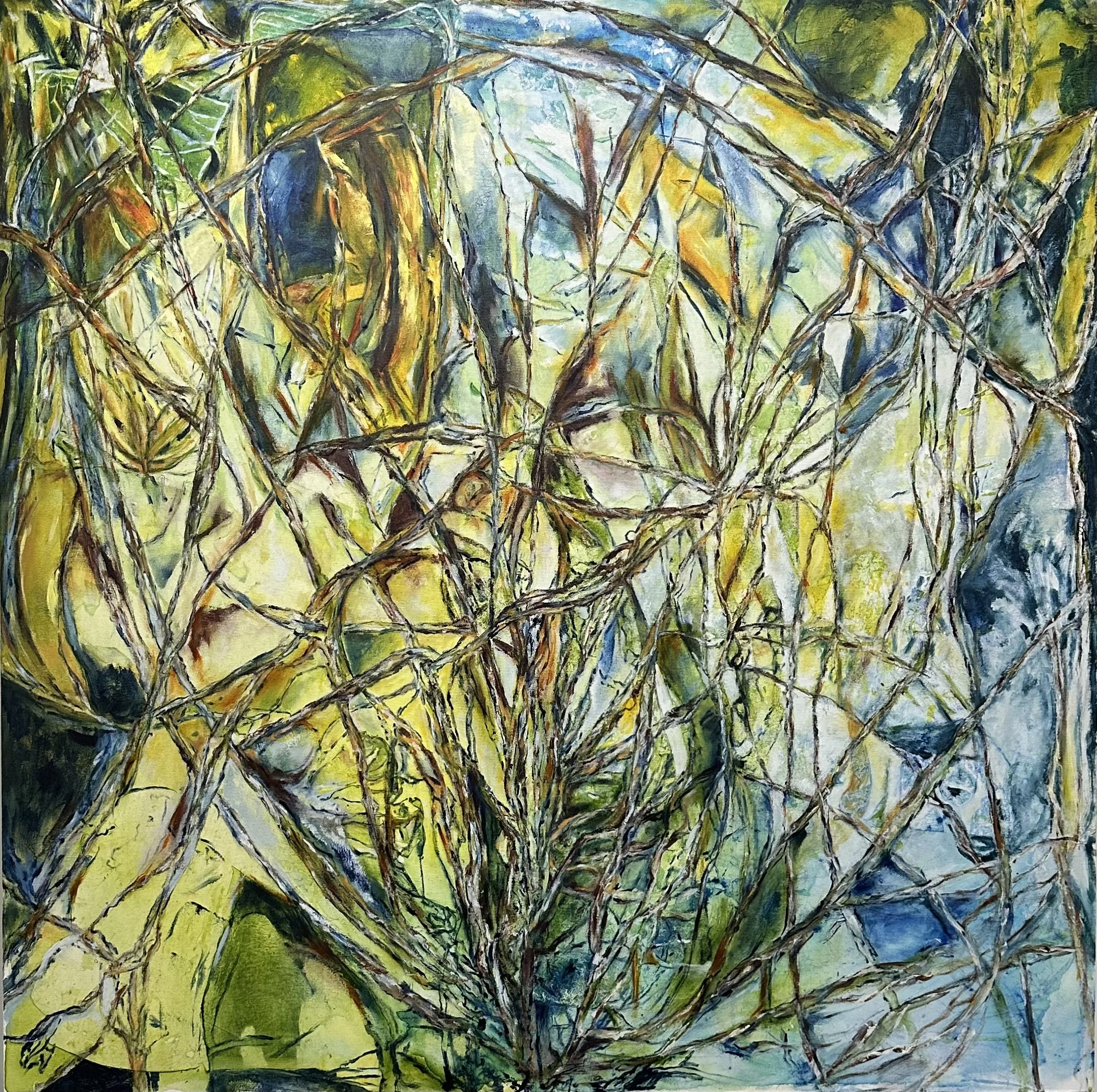 Moving Deeper into Light:           A Painting in Progress