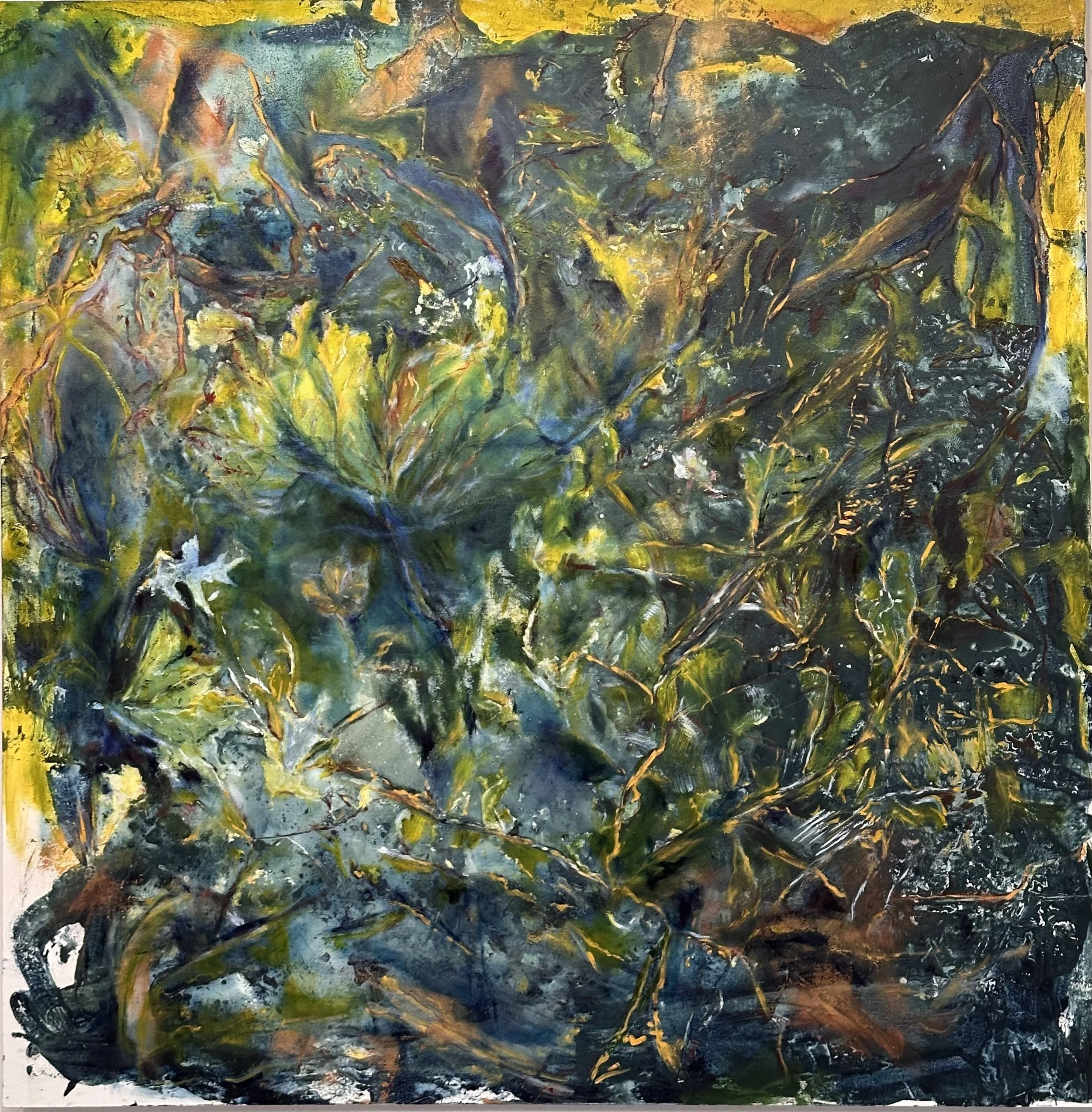 Where Water Remembers
November 2025
Acrylic and Oil on Canvas
48 x 48" 