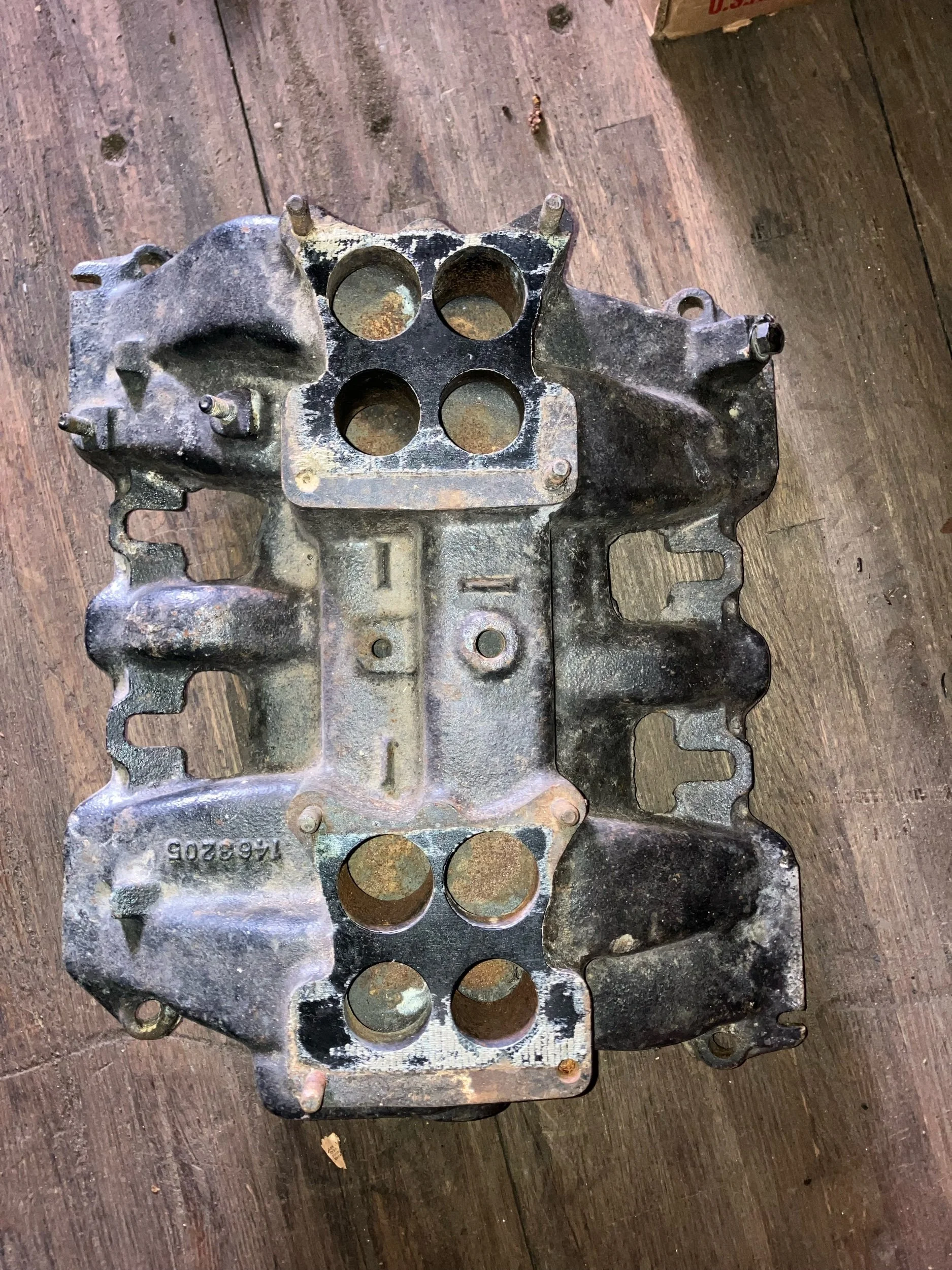 1955 Cadillac dual quad intake manifold 1463205