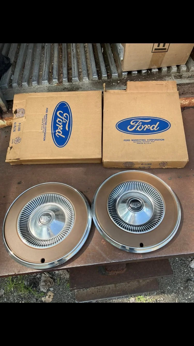 NOS 1972-1977 Ford Mercury hubcaps