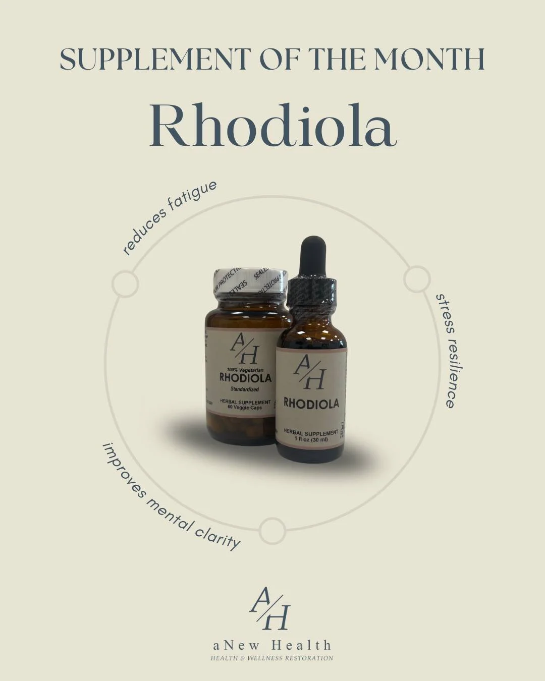 ✨SUPPLEMENT OF THE MONTH✨

This month, we&rsquo;re spotlighting Rhodiola &mdash; a powerful adaptogen that may help manage common autoimmune symptoms like fatigue, brain fog, and inflammation.

Here&rsquo;s why Rhodiola stands out for autoimmune supp