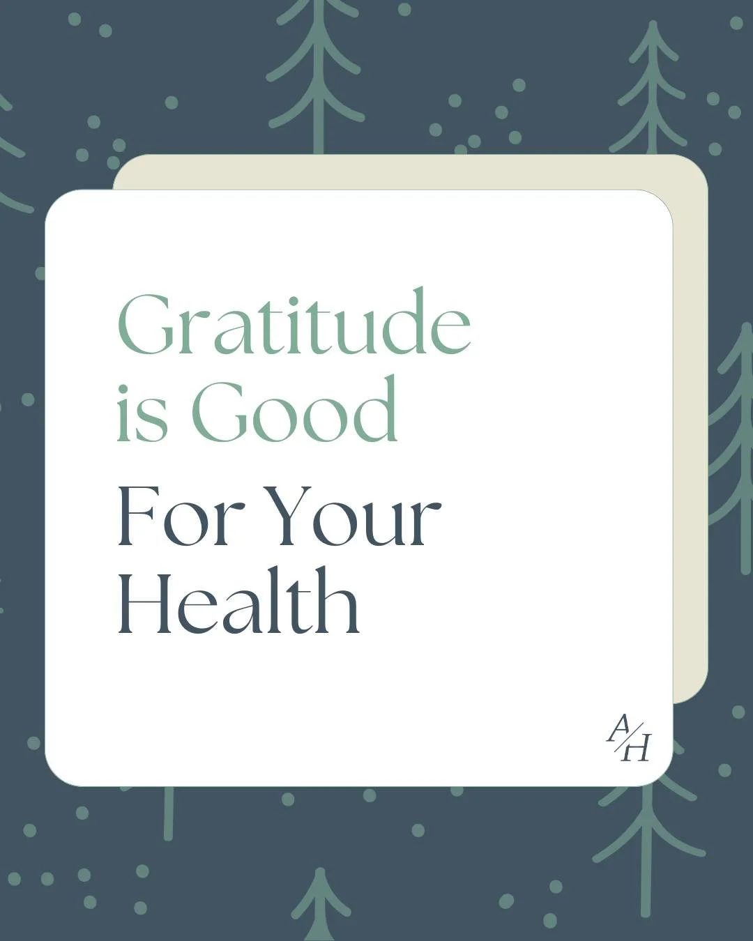 ✨ Gratitude lowers stress hormones and boosts happiness&mdash;science backs it! 

It can lower cortisol, improve sleep, and boost feel-good neurotransmitters&mdash;try reflecting on one thing you&rsquo;re grateful for in your journal today. ❤