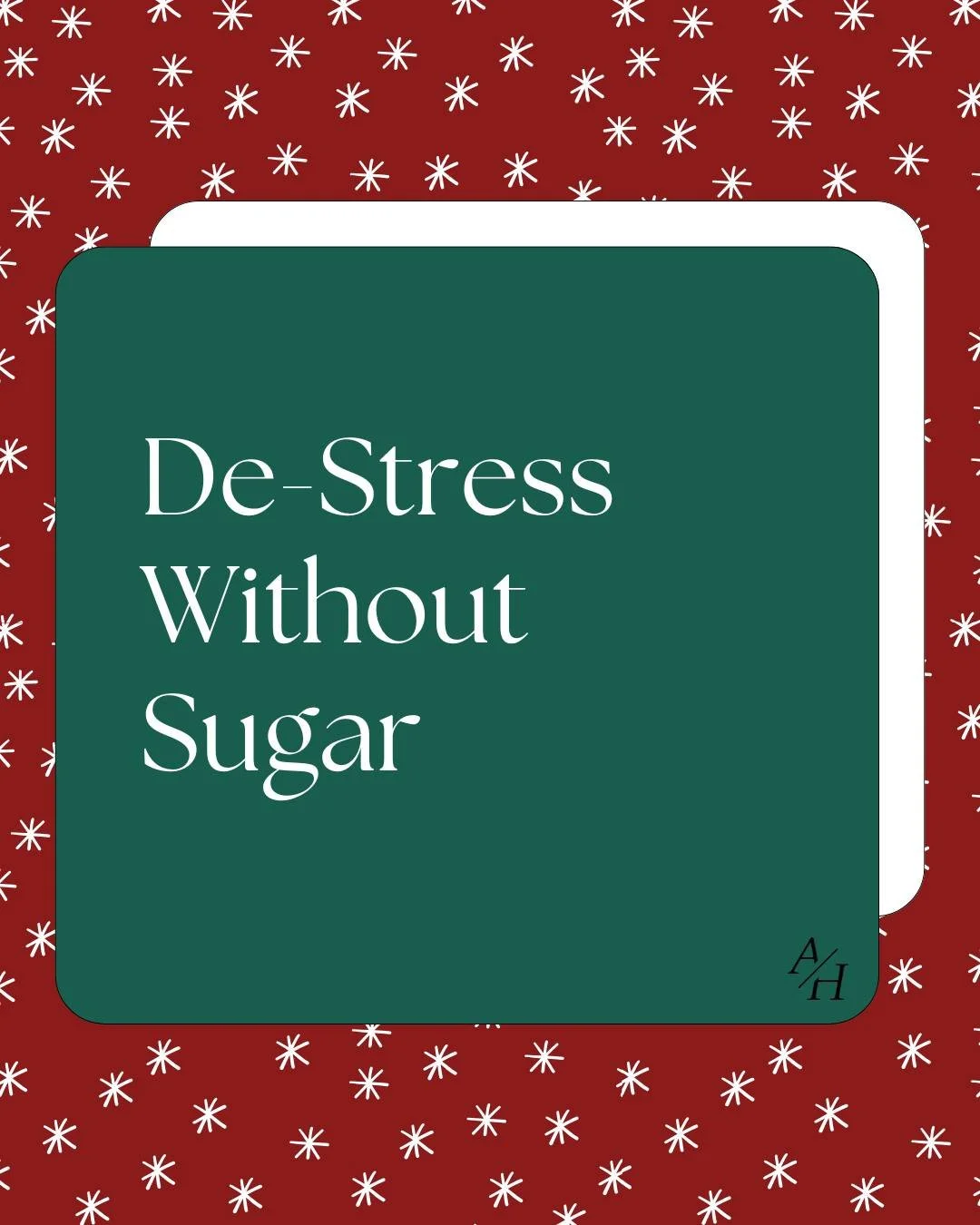 Cookies taste great, but calm feels better. 🍪✨

Holiday treats don&rsquo;t have to send your energy on a roller coaster. 🎢

Try blood-sugar-friendly options like dark chocolate bark with nuts or peppermint protein balls for a sweet bite that keeps 