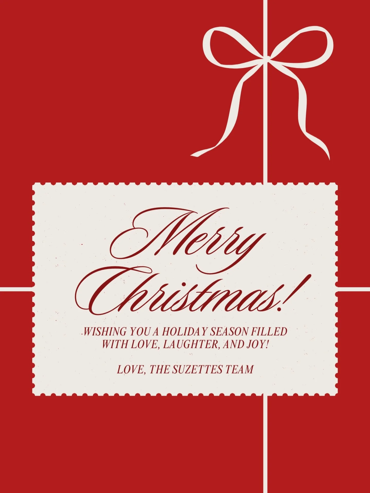 Merry Christmas 🎄 Wishing you a holiday season filled with love, laughter, and joy. Thank you for being part of our year ✨