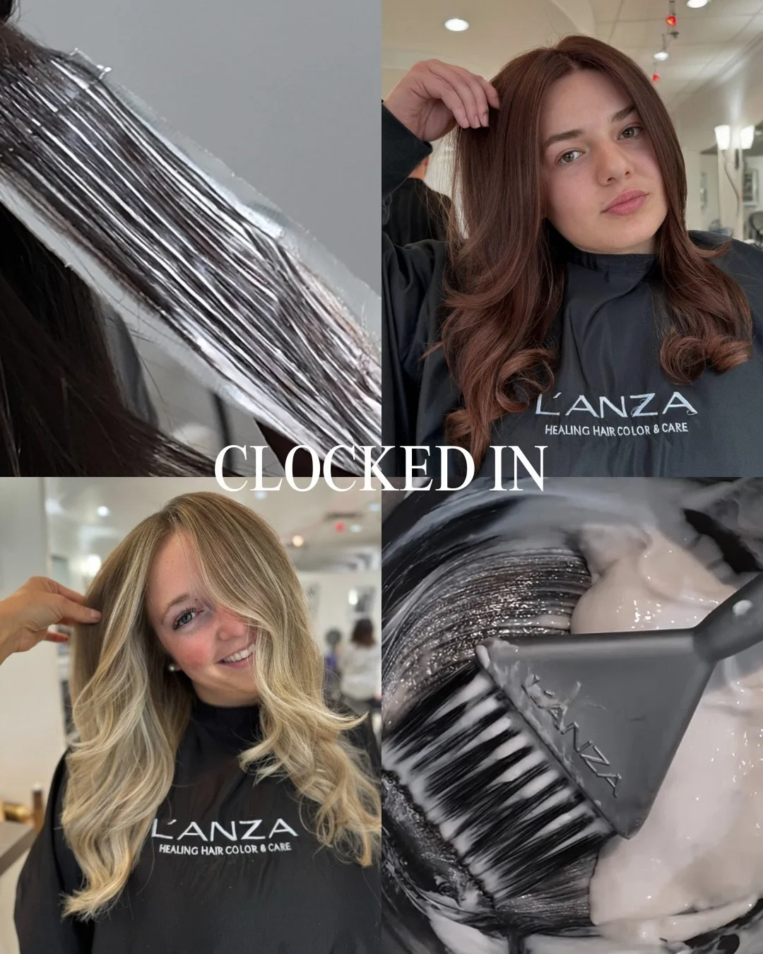 Clocked in vs clocked out - Hairstylist edition 🤭✂️