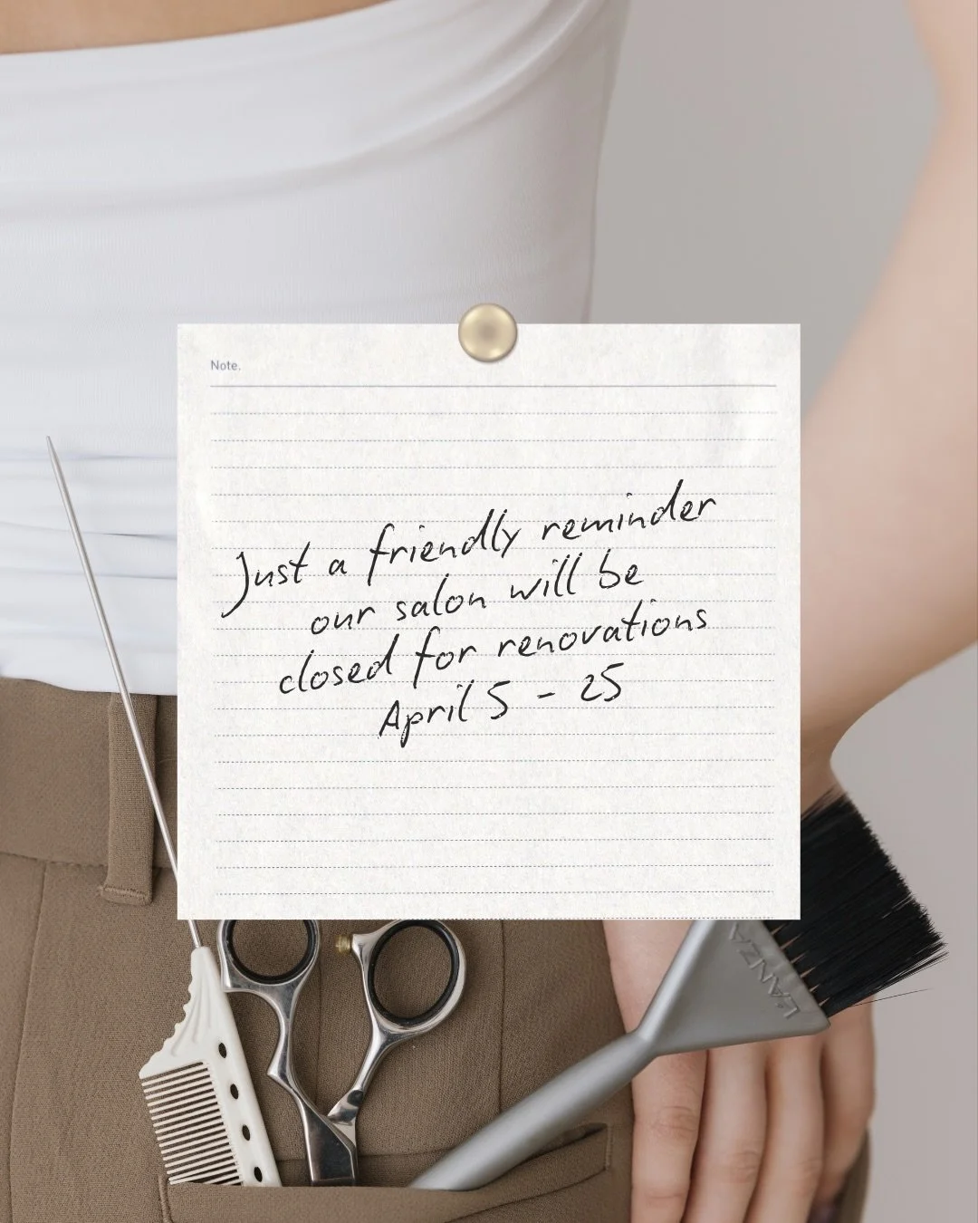 We appreciate your understanding as we prepare for this exciting chapter! We are so excited to welcome you into our upgraded salon so soon! 🫶🏻