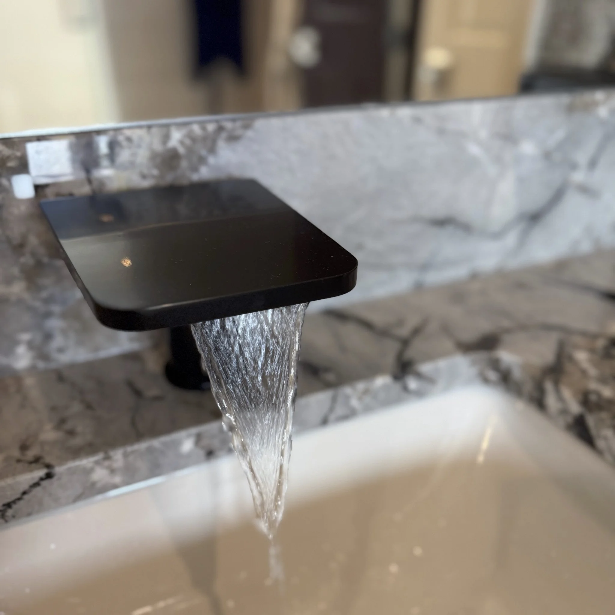 Waterfall Faucets – A soothing, spa-inspired touch to the daily routine.