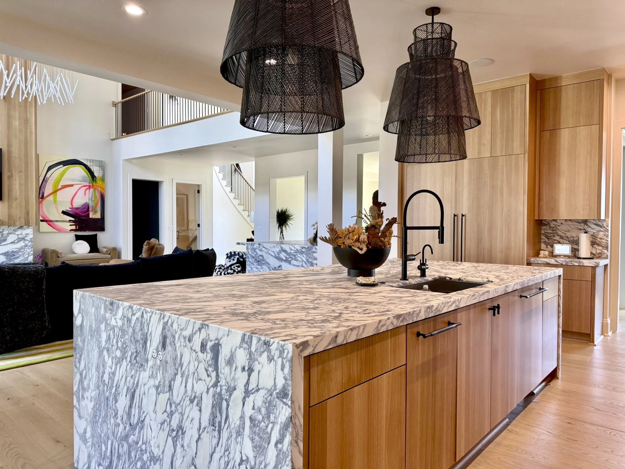 Kitchen island angle to living.jpeg