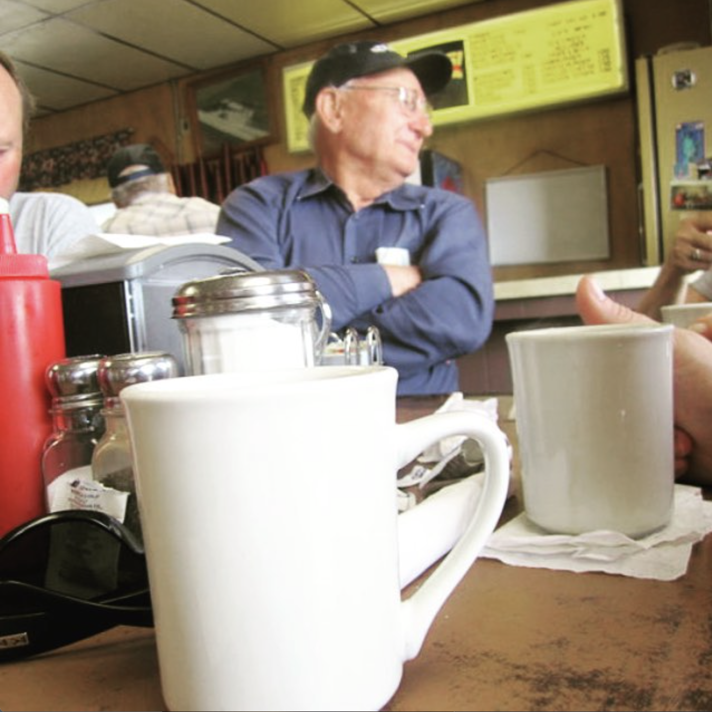 Coffee with Grandpa Harry at The Corner