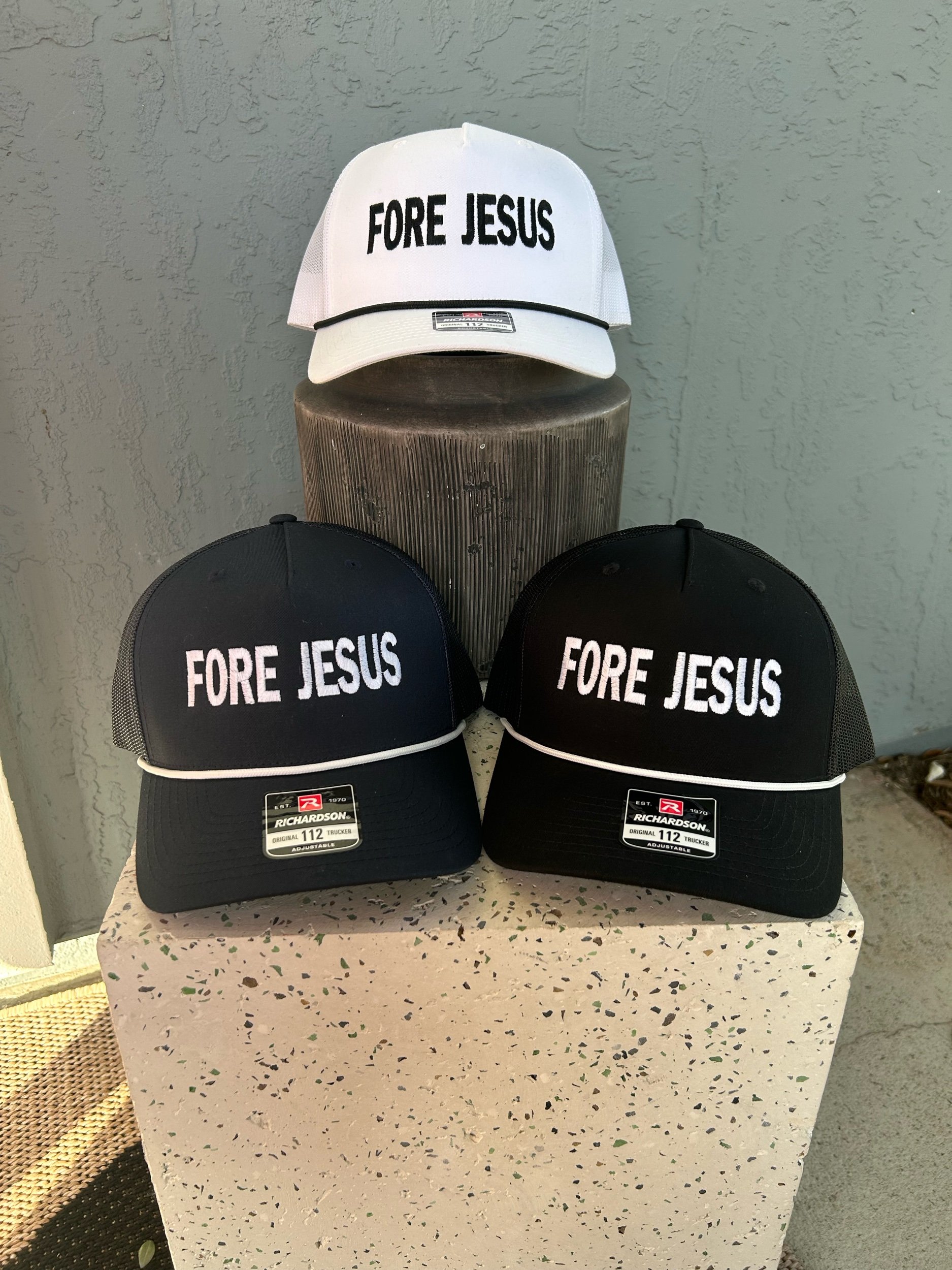 Embroidered Fore Jesus Hat