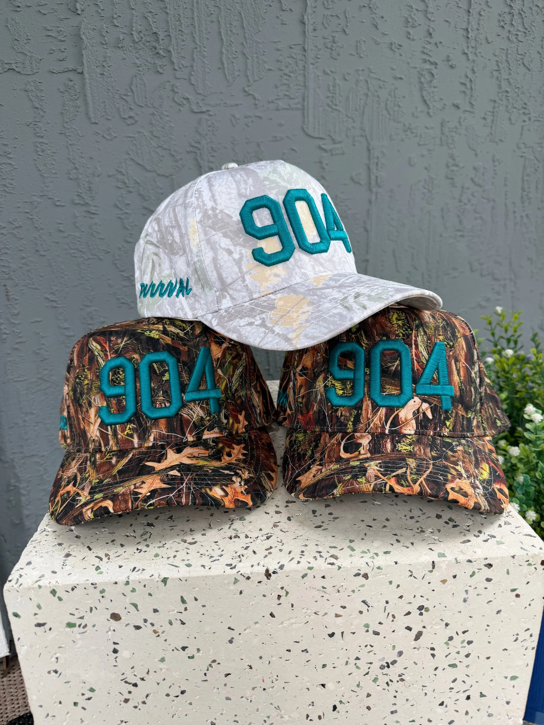 Embroidered Camo 904 Hat