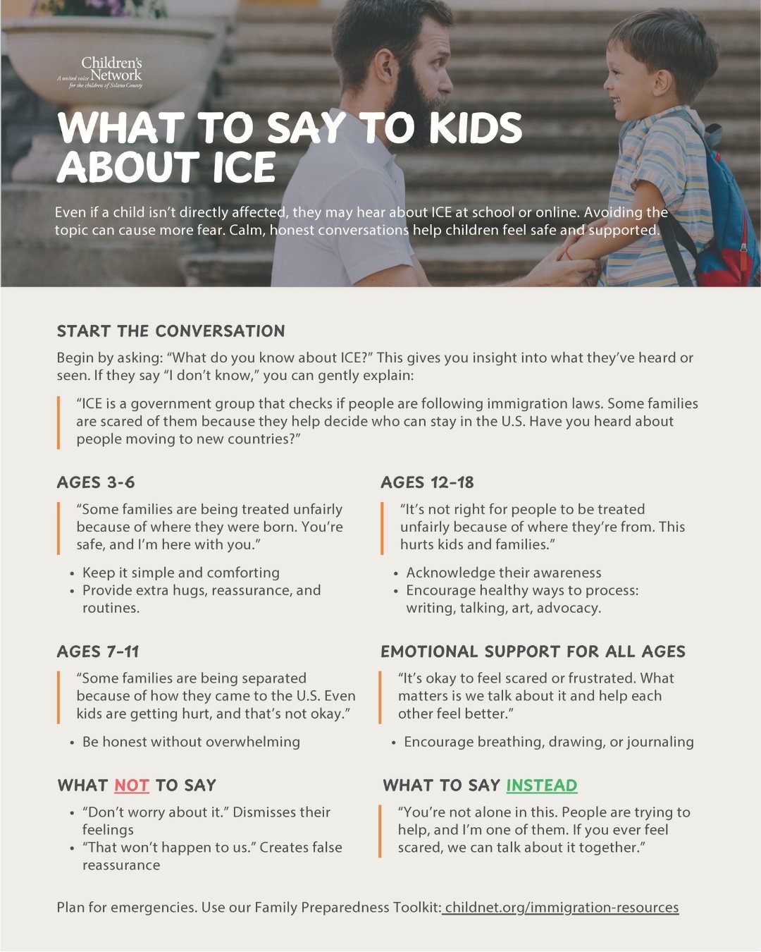 Kids see and hear far more than we realize, and they&rsquo;re often carrying fear they don&rsquo;t know how to name. When harmful systems impact our communities, we have a responsibility to give children honest, age-appropriate support. @childrensnet
