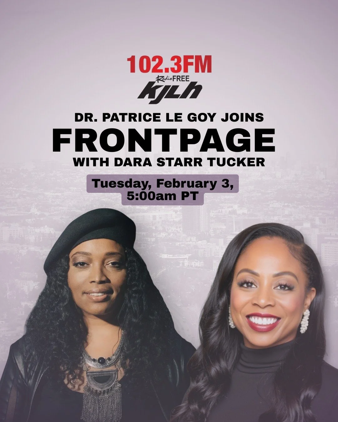 Tomorrow morning, I&rsquo;ll be joining Front Page with Dara Starr Tucker on 102.3 KJLH for a conversation that feels especially important right now.

Together, we&rsquo;ll talk about collective trauma&mdash;what it is, how witnessing public violence