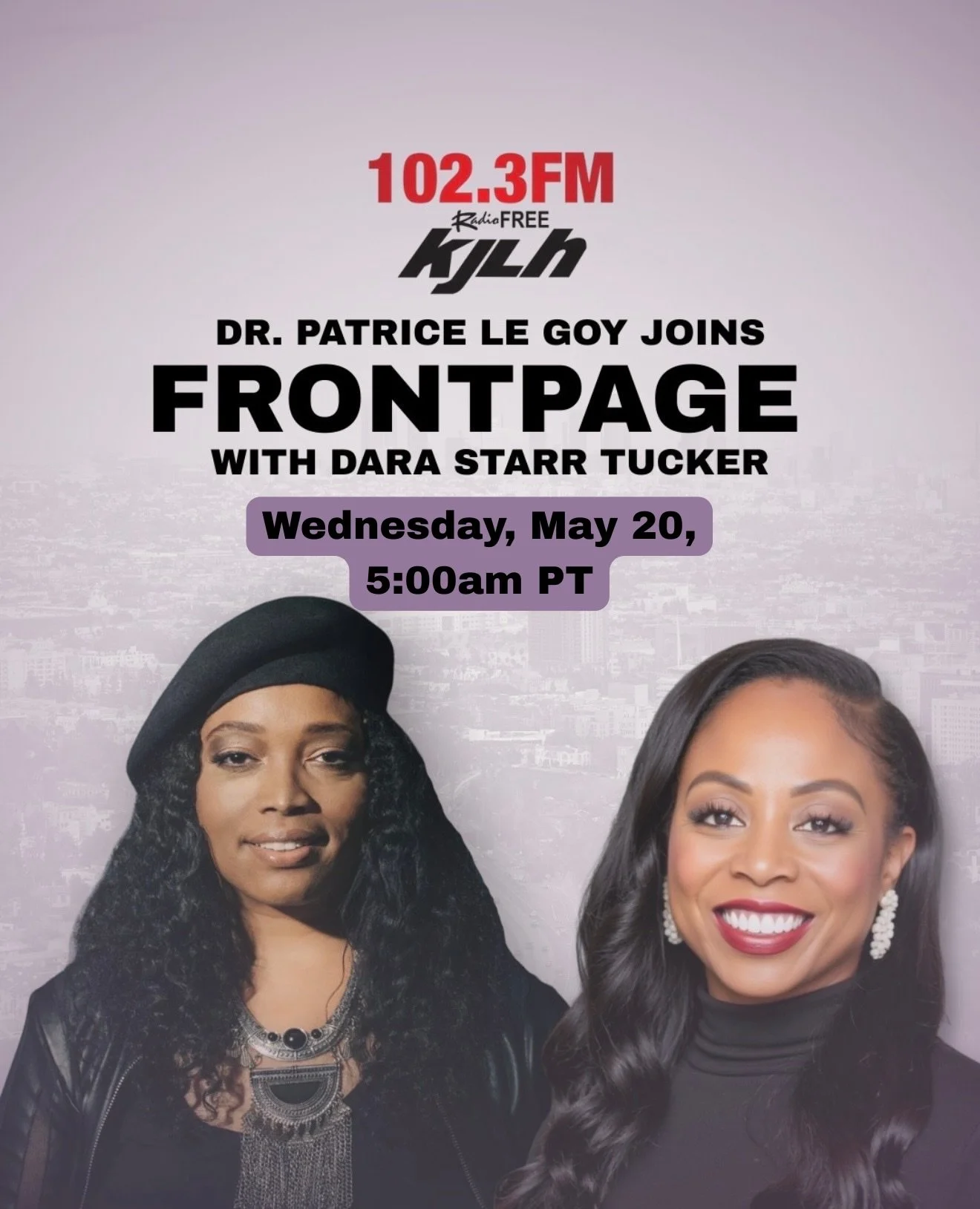Tomorrow morning, I&rsquo;ll be joining Front Page with Dara Starr Tucker on 102.3 KJLH for a conversation about caregiving, burnout and the emotional realities of the &ldquo;sandwich generation&rdquo; &mdash; a reality so many people are quietly nav