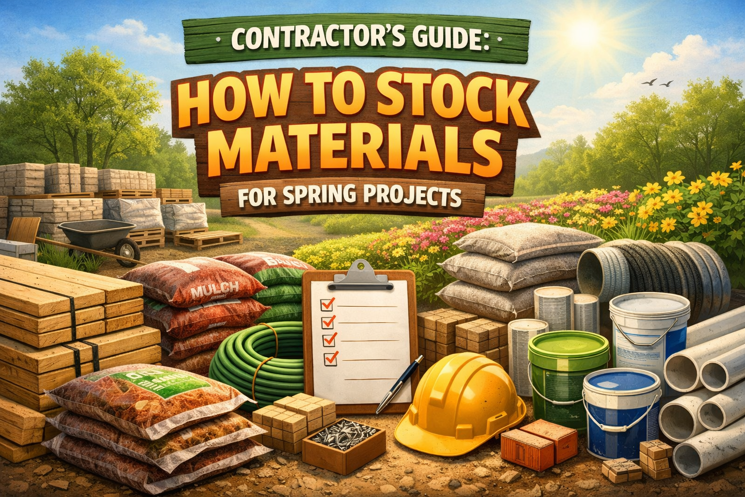 Contractor’s Guide: How to Stock Materials for Spring Projects