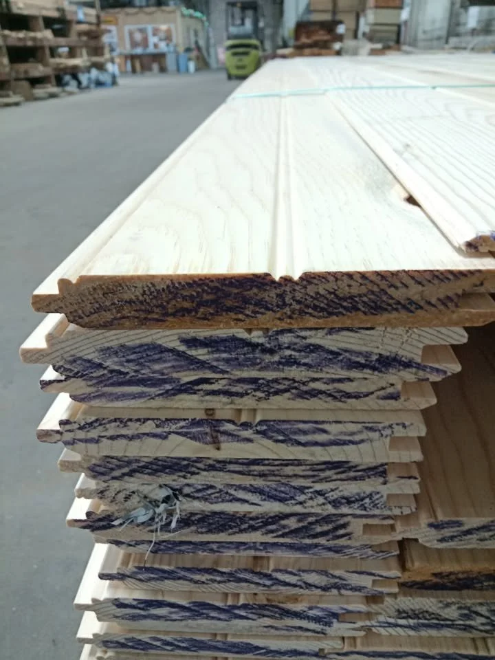 6" V-Bead Tongue & Groove Pine Car Siding