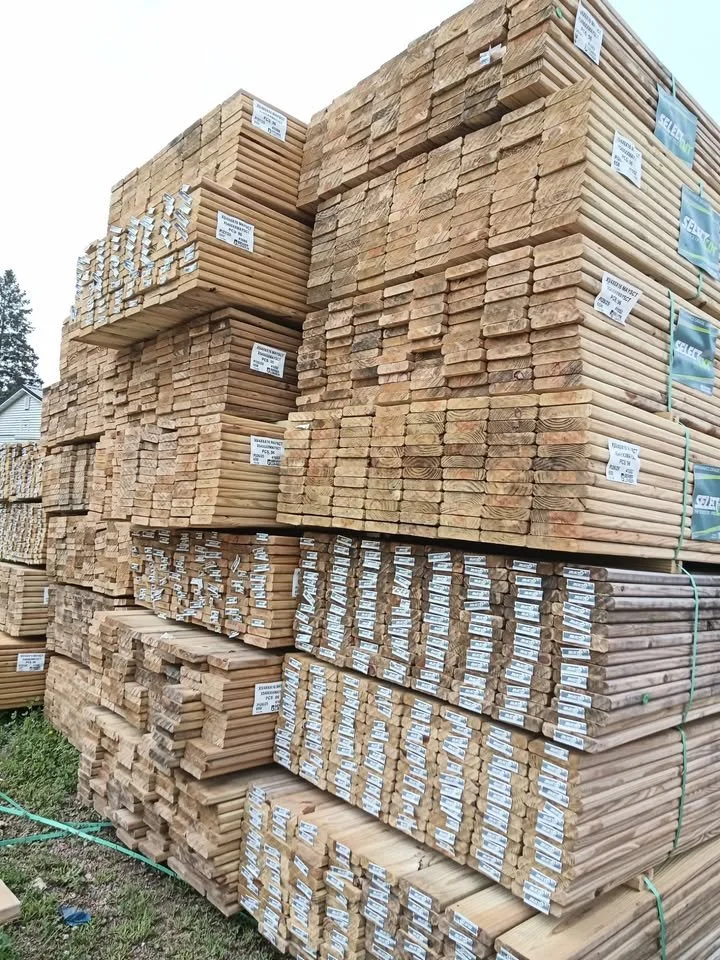 8' Treated Deck Boards