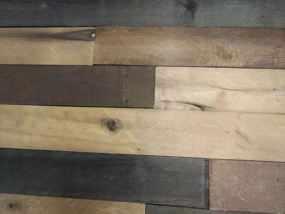 Weathered Hardwood Wall Boards