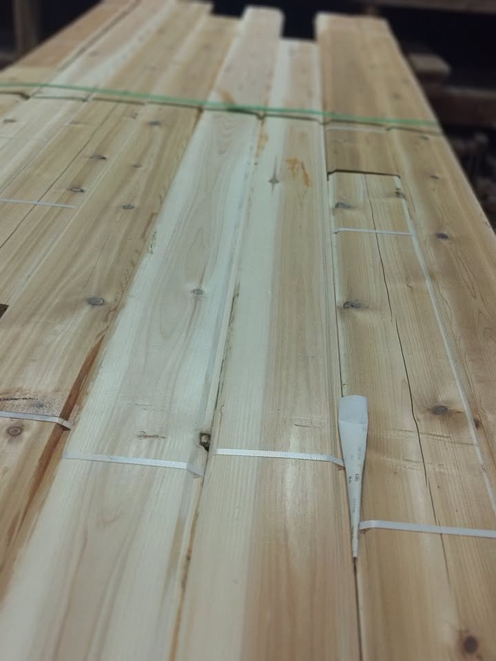 6" Cedar Tongue & Groove  Car Siding