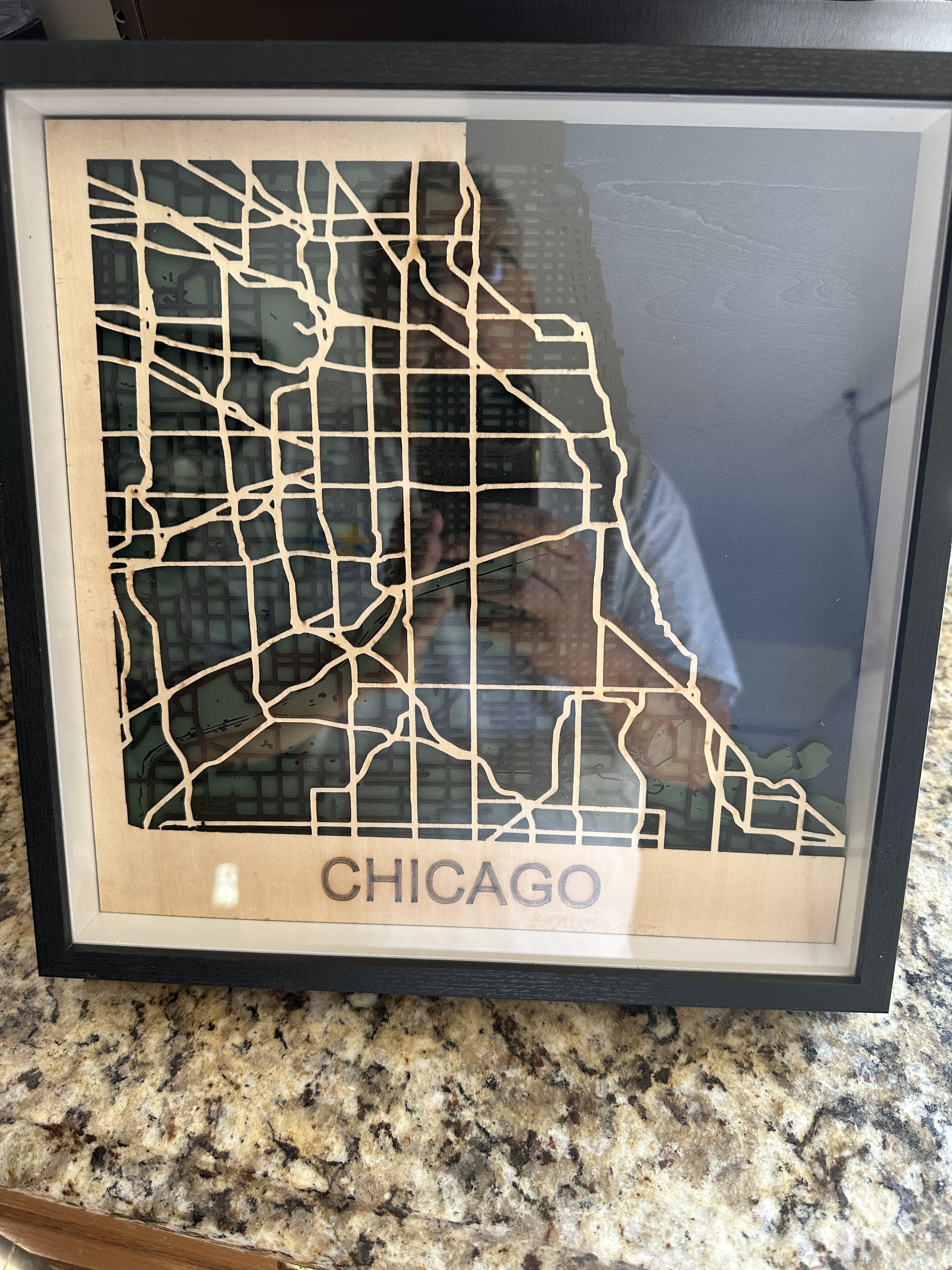 3D Street Map of Chicago