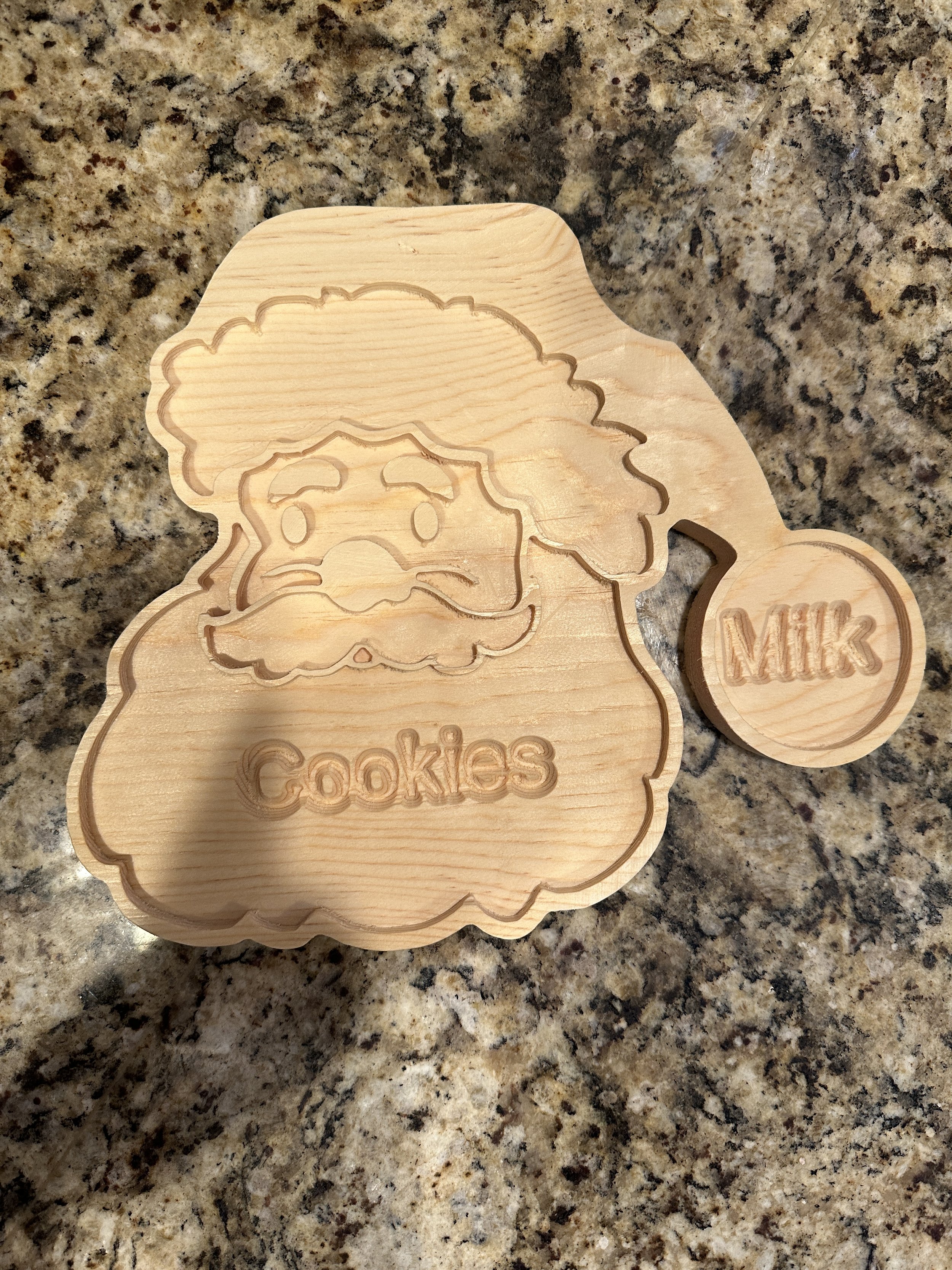 Santa Cookie Tray