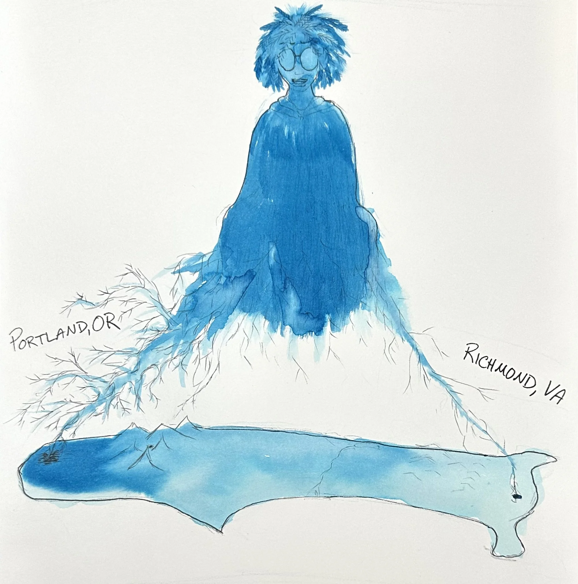 Transition in Blue