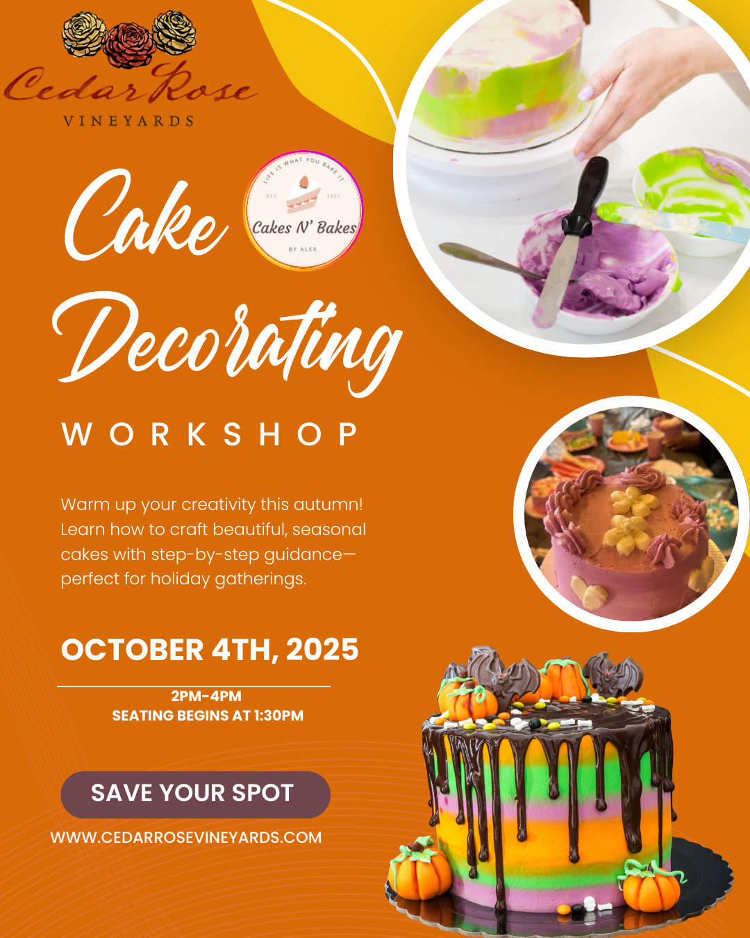 Fall Cake Decorating Workshop