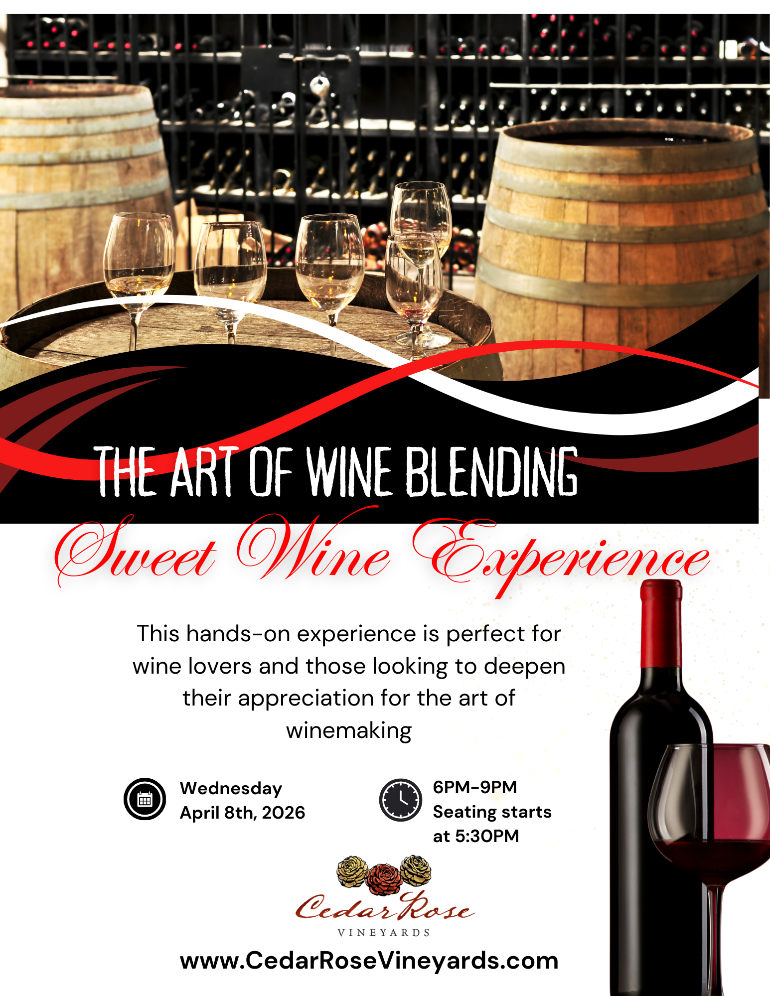 The Art of Wine Blending- Sweet Wine Experience