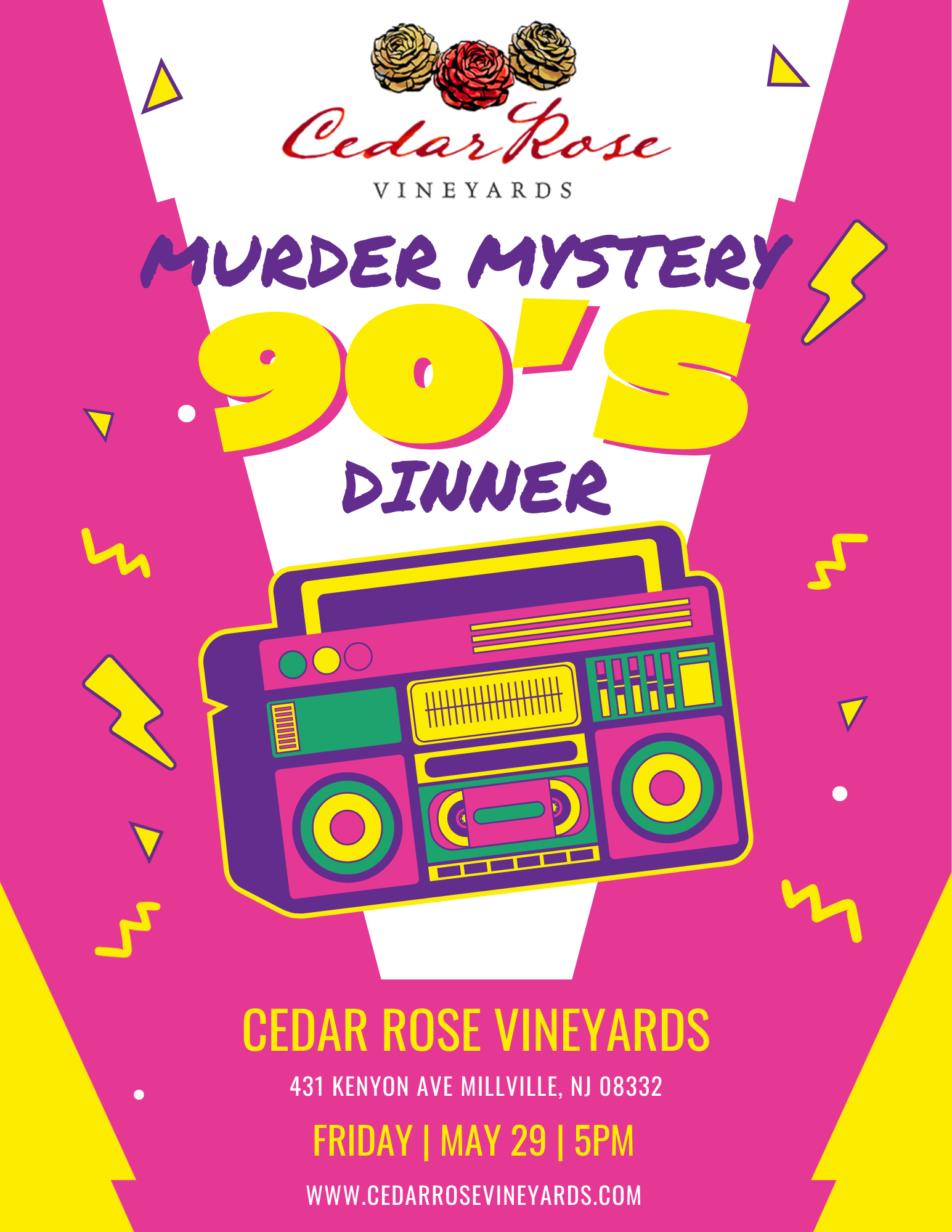Murder Mystery Dinner-Good Riddance-A Gnarly 1990's Murder Mystery
