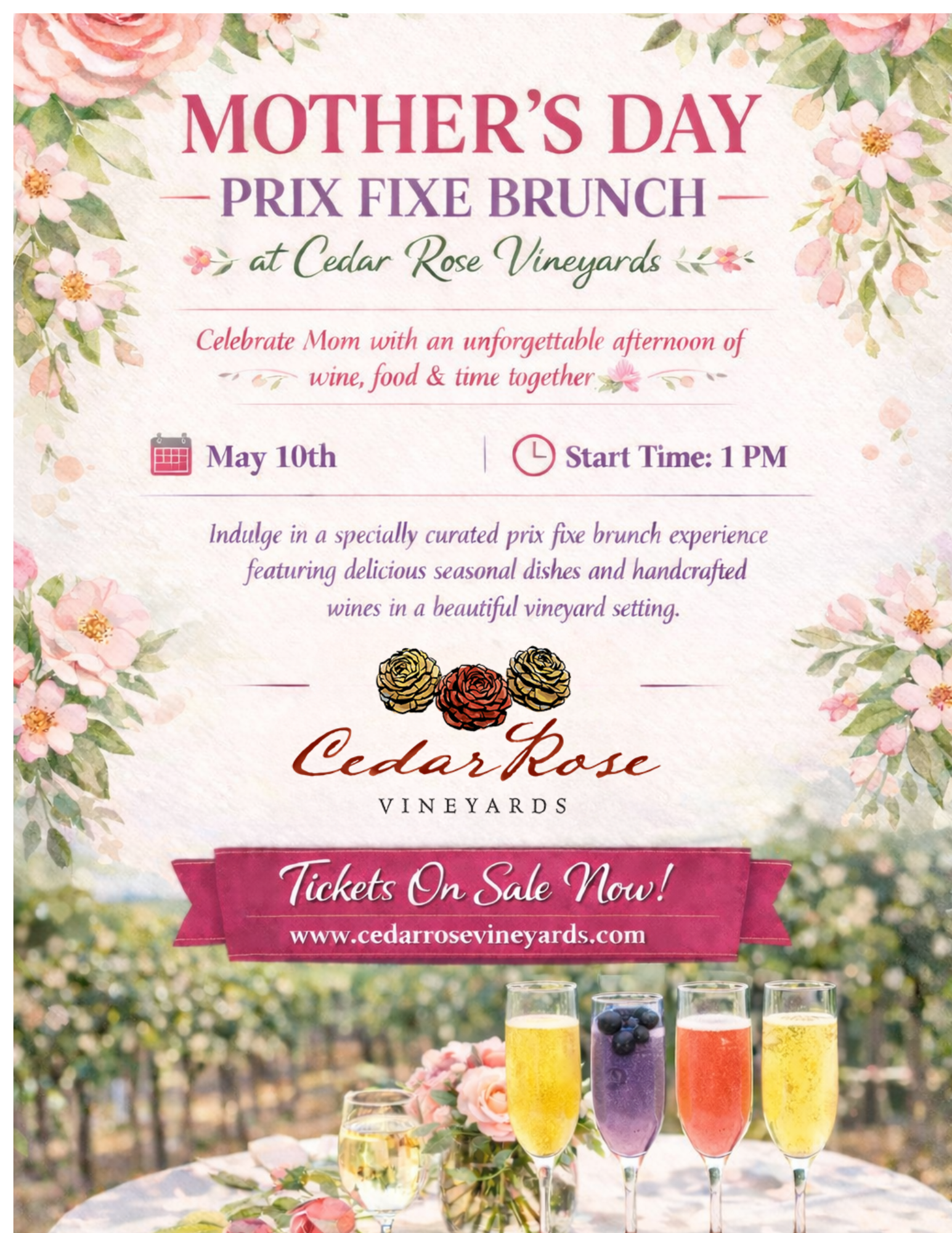 Mother's Day Prix Fixe Brunch